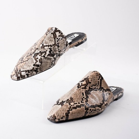 Zara Shoes - Zara Womens Multicolored Animal Print Flats Mules